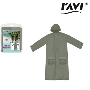 Płaszcz przeciwdeszczowy dla dorosłych CLASSIC khaki RAVI